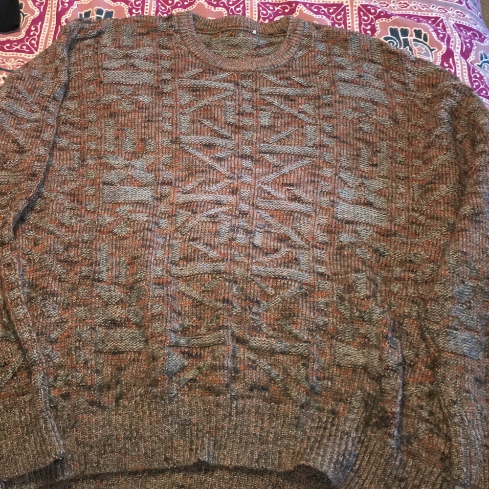 Vintage mens knit sweater